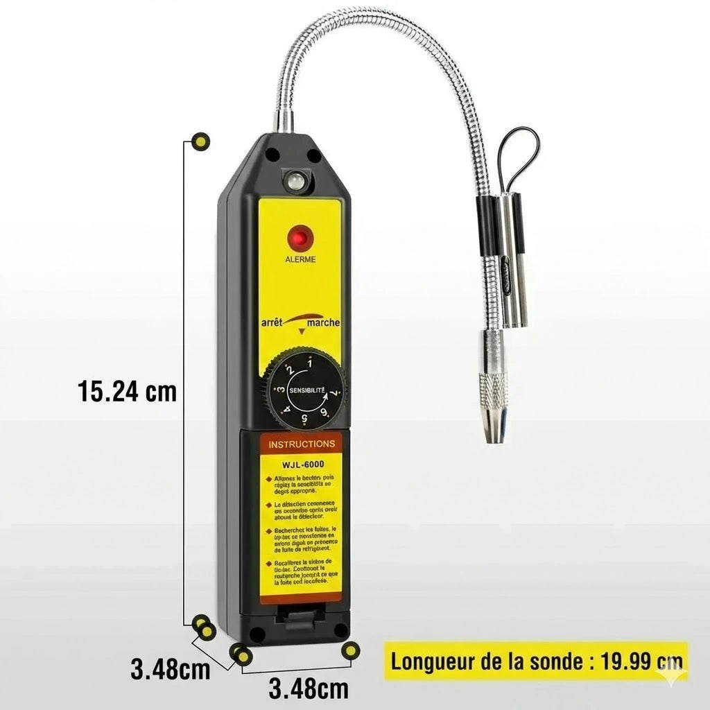 Détecteur de fuite de fréon - Détecteur de fuite de gaz réfrigérant halogéné