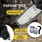 Accessoire tronçonneuse pour perceuse