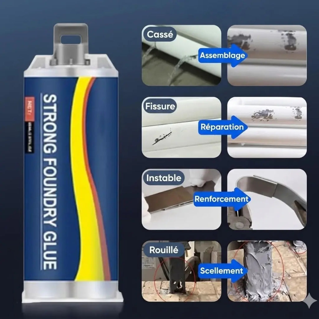 Pâte de réparation pour métal résistant (achetez 1, obtenez 1 gratuit)