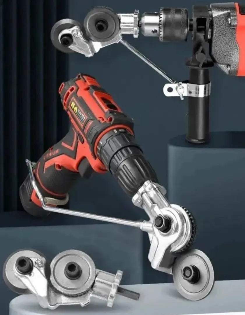 Accessoire de perceuse pour découpe de tôle