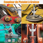 Raccord de graisse à haute pression verrouillable (achetez 1, recevez 1 gratuit)