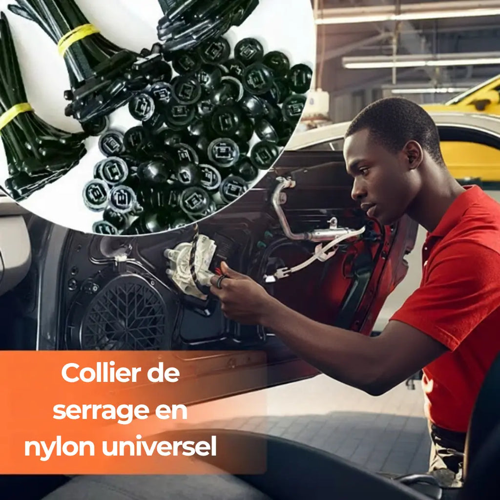 FlexiLock™ - Collier de serrage en nylon universel