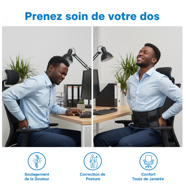 RéConfort - La Ceinture Lombaire qui soulage vos douleurs de dos