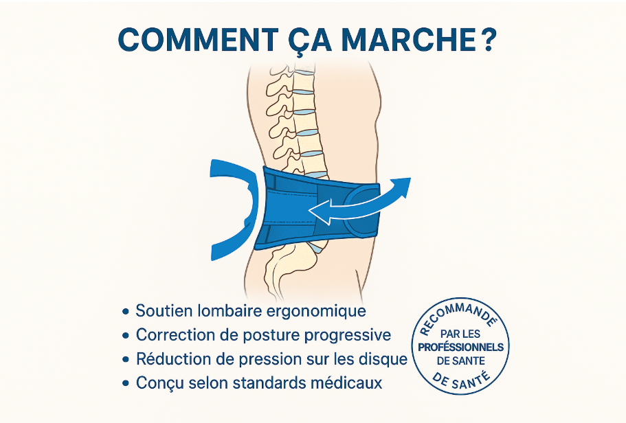 RéConfort - La Ceinture Lombaire qui soulage vos douleurs de dos