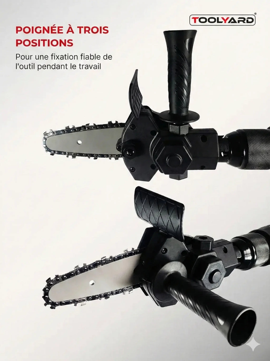 Accessoire tronçonneuse pour perceuse