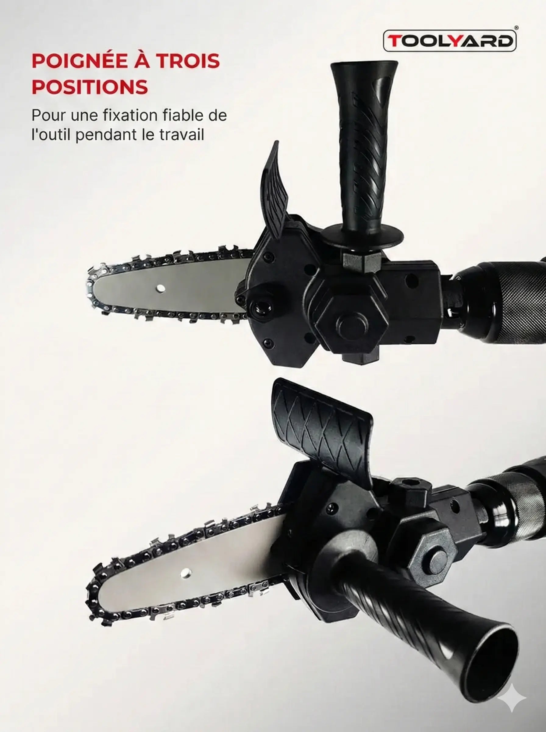 Accessoire tronçonneuse pour perceuse