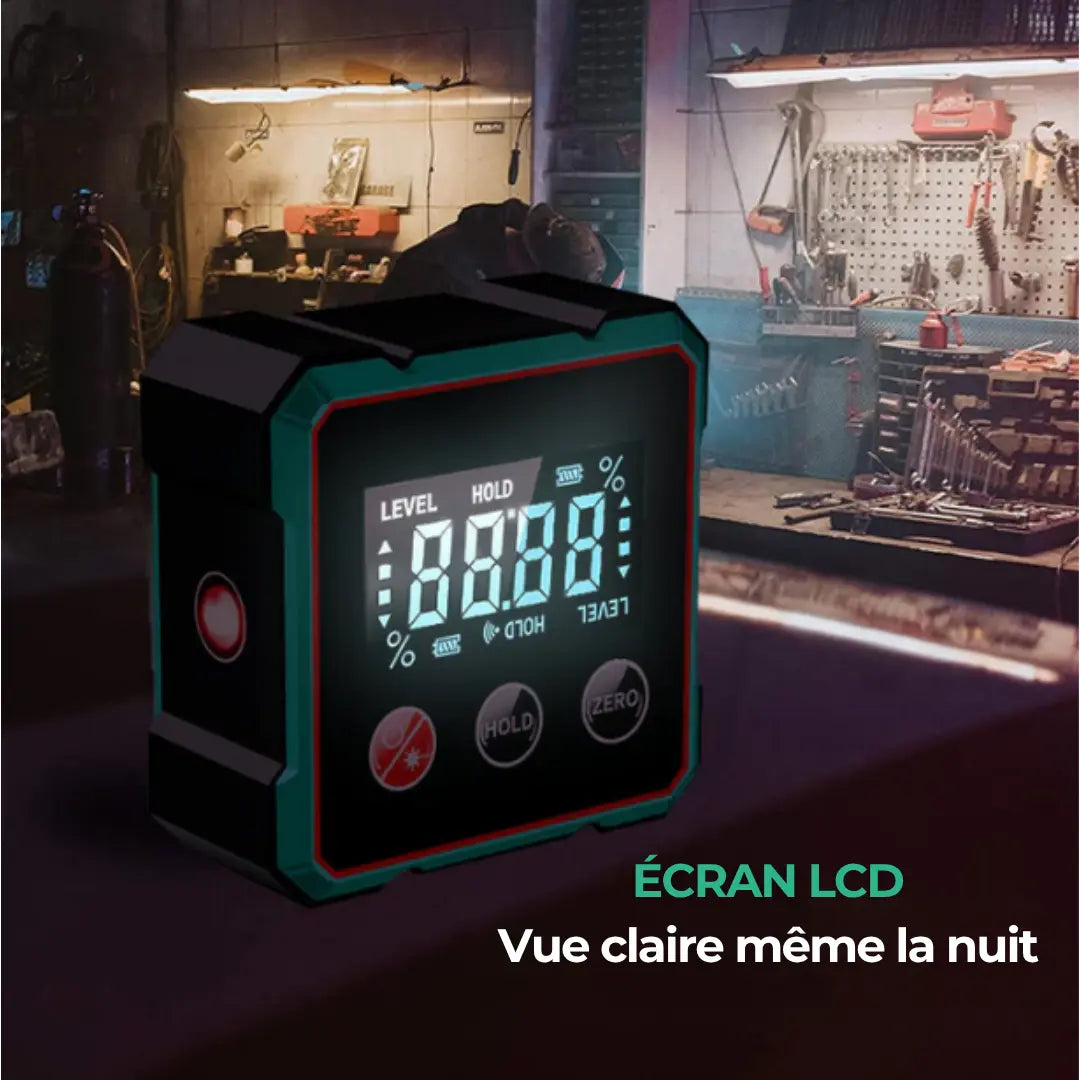 Mesure d'angle numérique magnétique avec laser