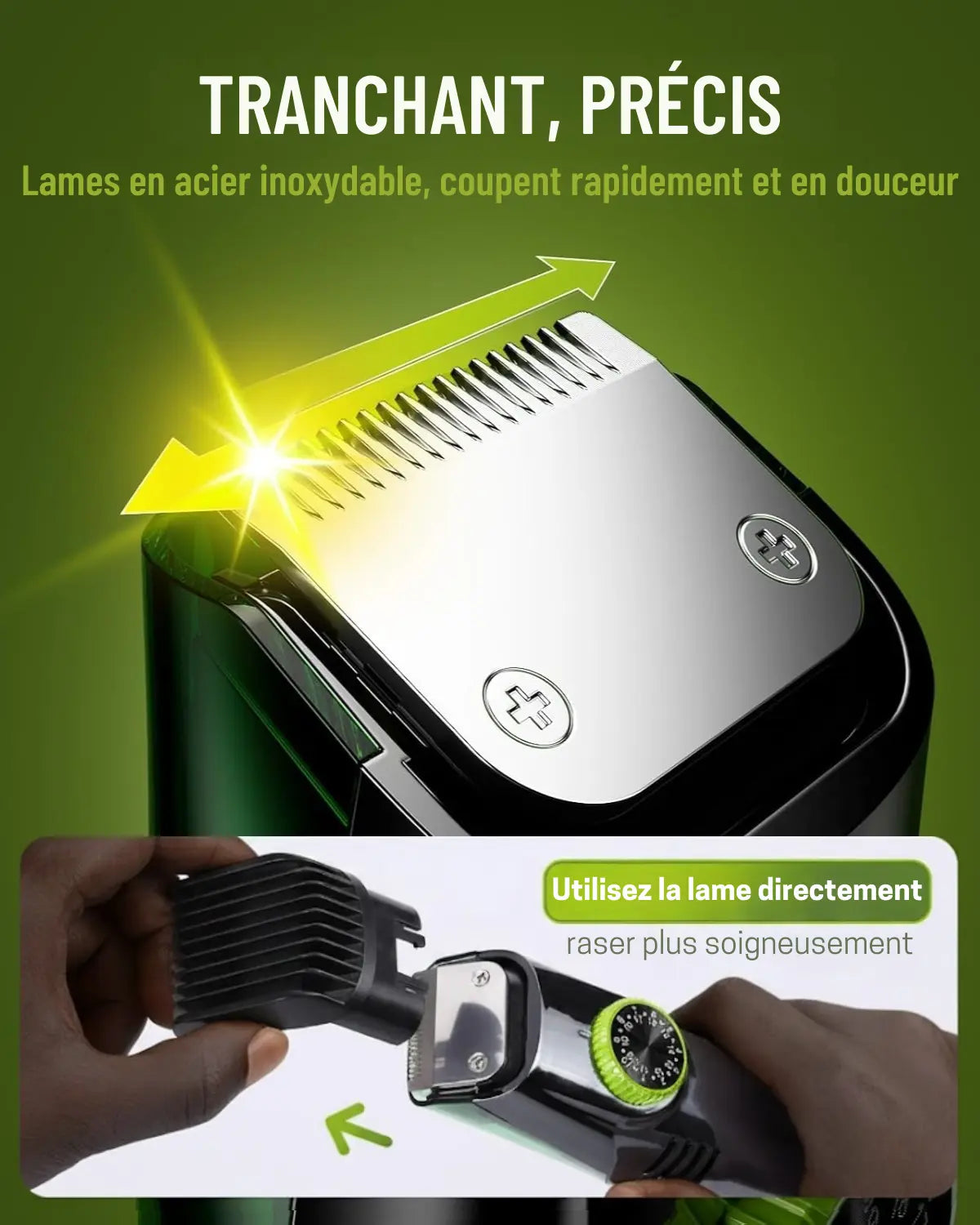 💈TONDEUSE AVEC ASPIRATEUR INTÉGRÉ🪒