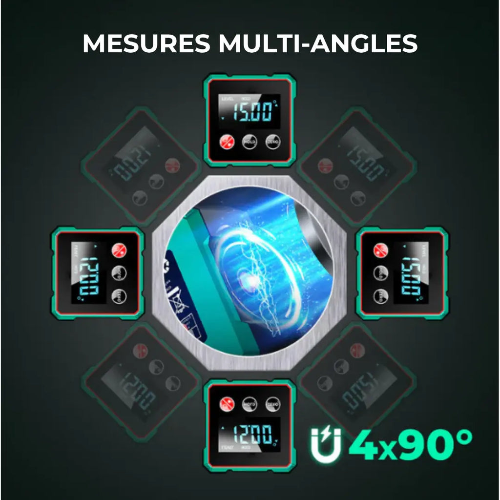 Mesure d'angle numérique magnétique avec laser