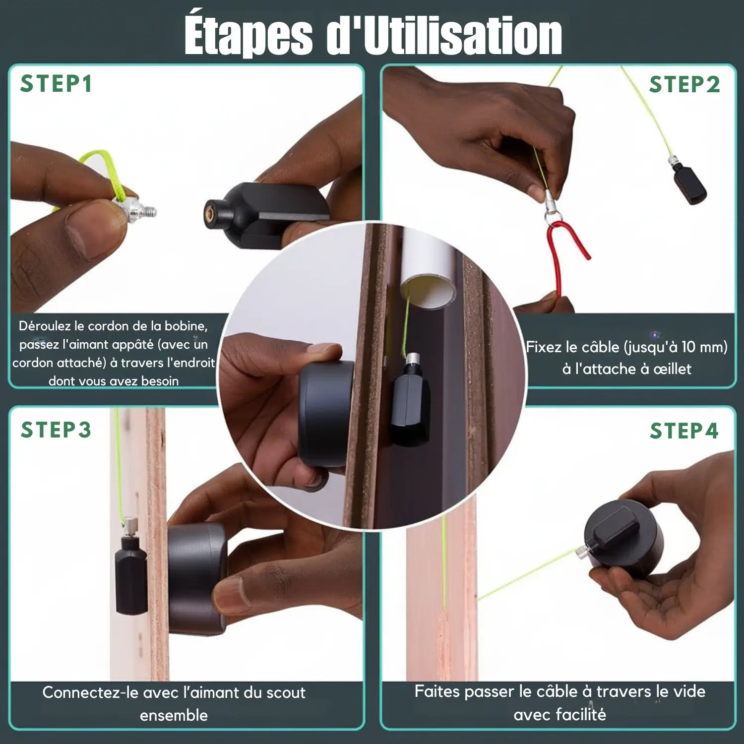 🧲Tire-fil magnétique⚡