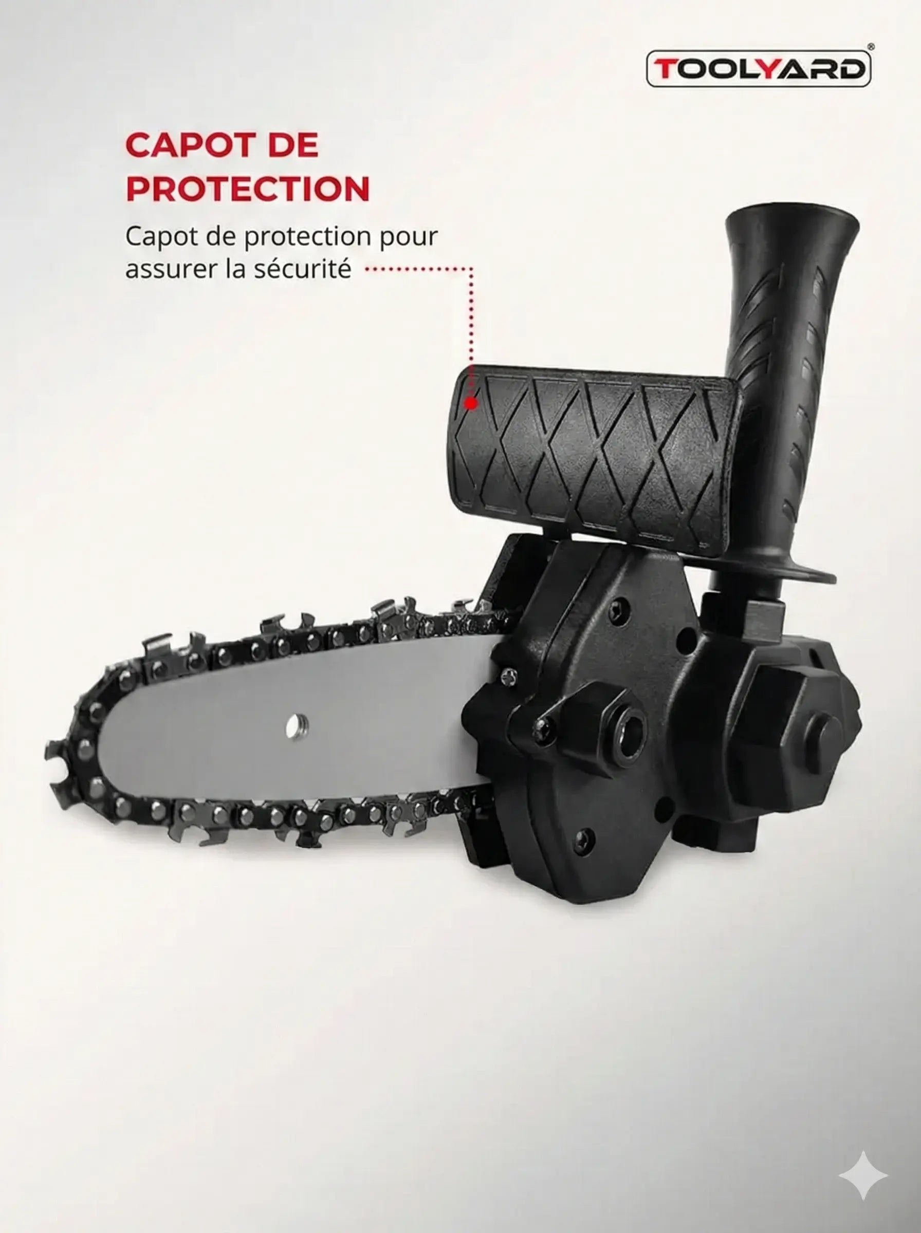 Accessoire tronçonneuse pour perceuse