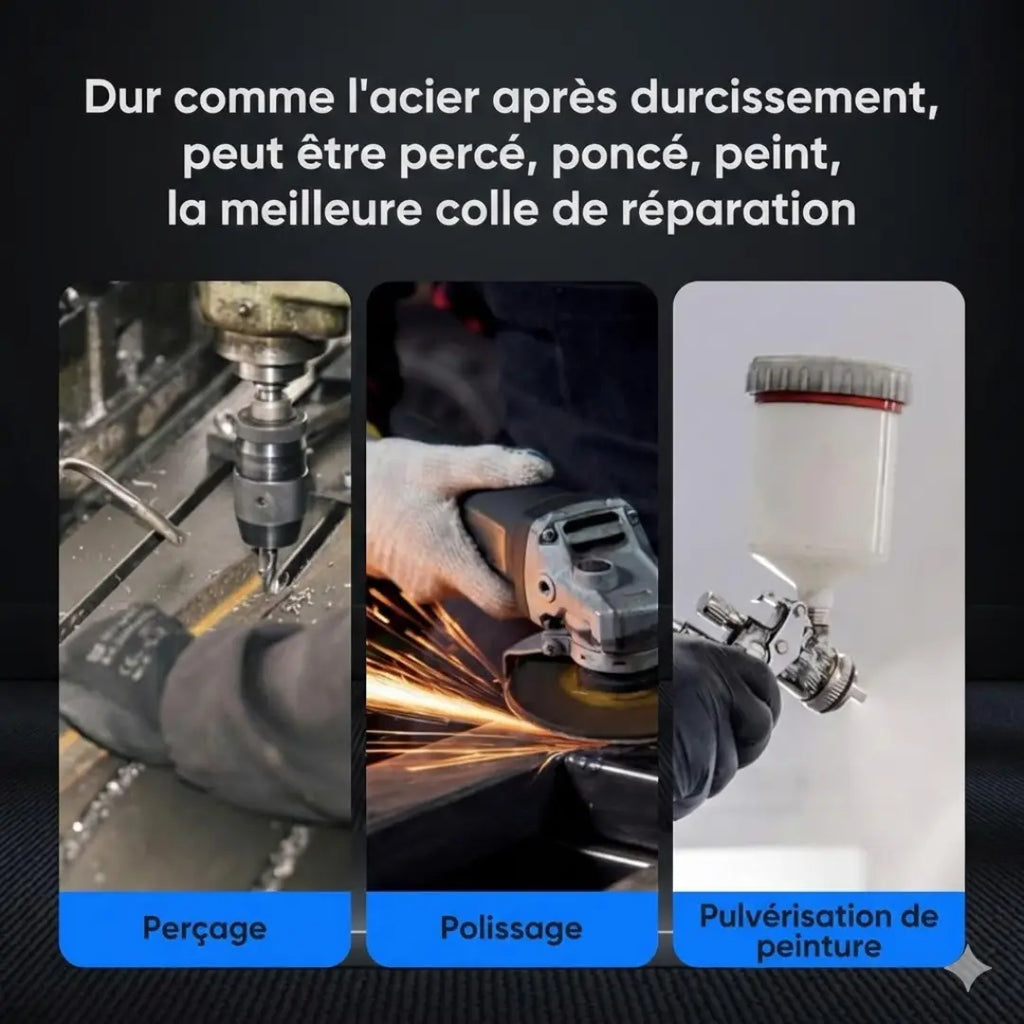 Pâte de réparation pour métal résistant (achetez 1, obtenez 1 gratuit)
