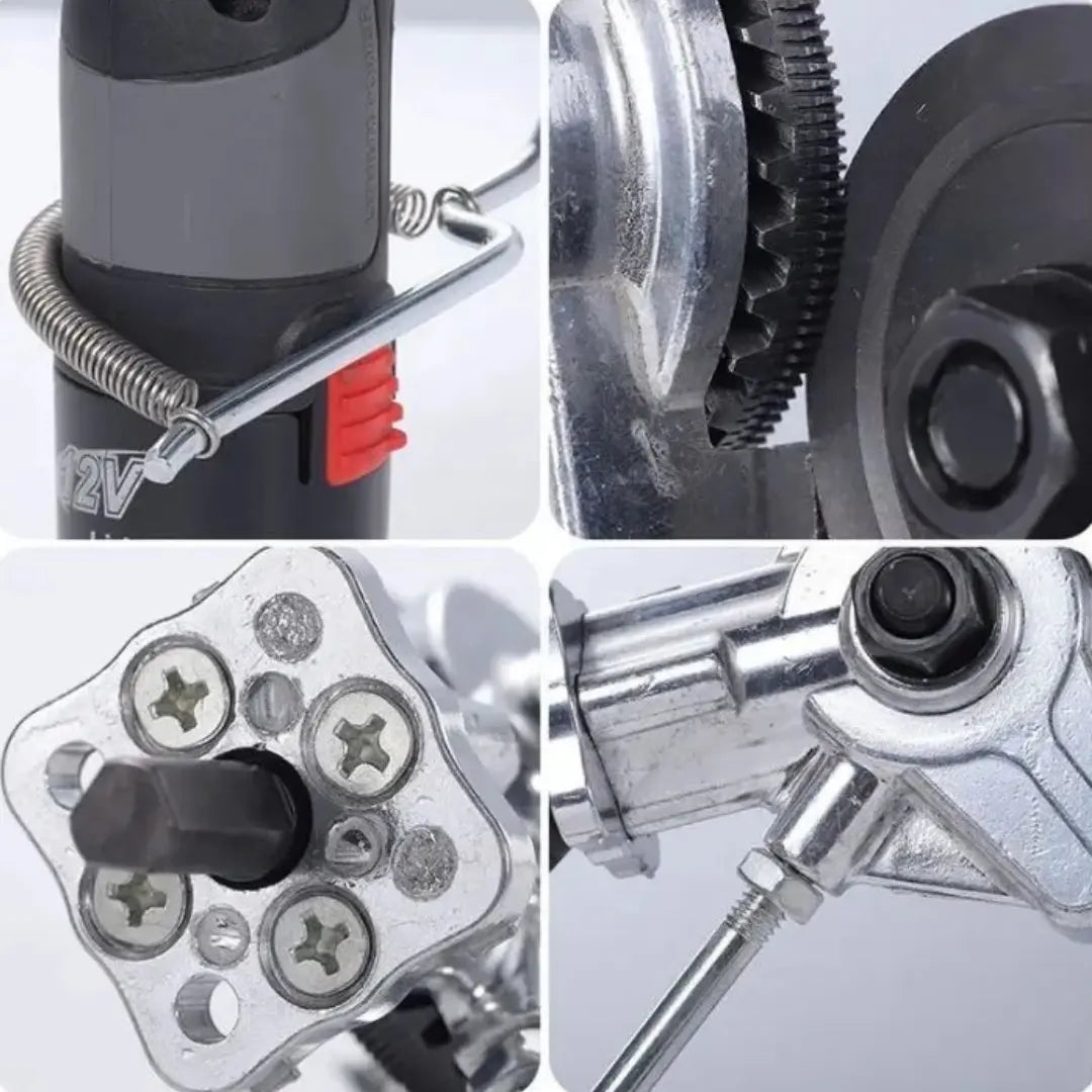 Accessoire de perceuse pour découpe de tôle