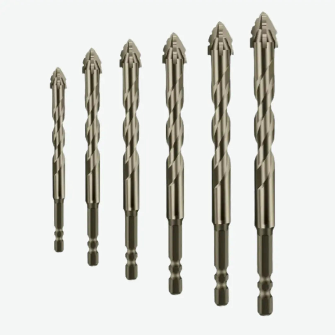 Kit de Forets Excentriques à Quatre Cannelures et Tête Scie (6 Pièces)🛠️