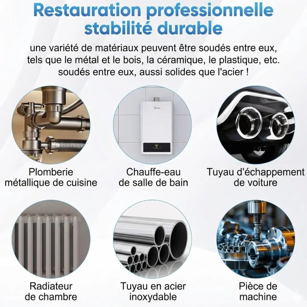 Pâte de réparation pour métal résistant (achetez 1, obtenez 1 gratuit)