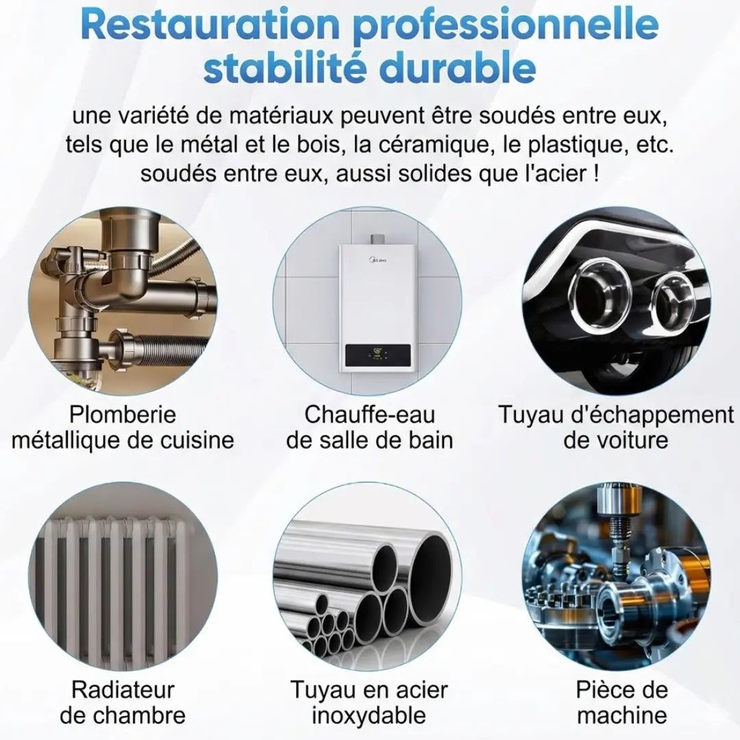 Pâte de réparation pour métal résistant (achetez 1, obtenez 1 gratuit)