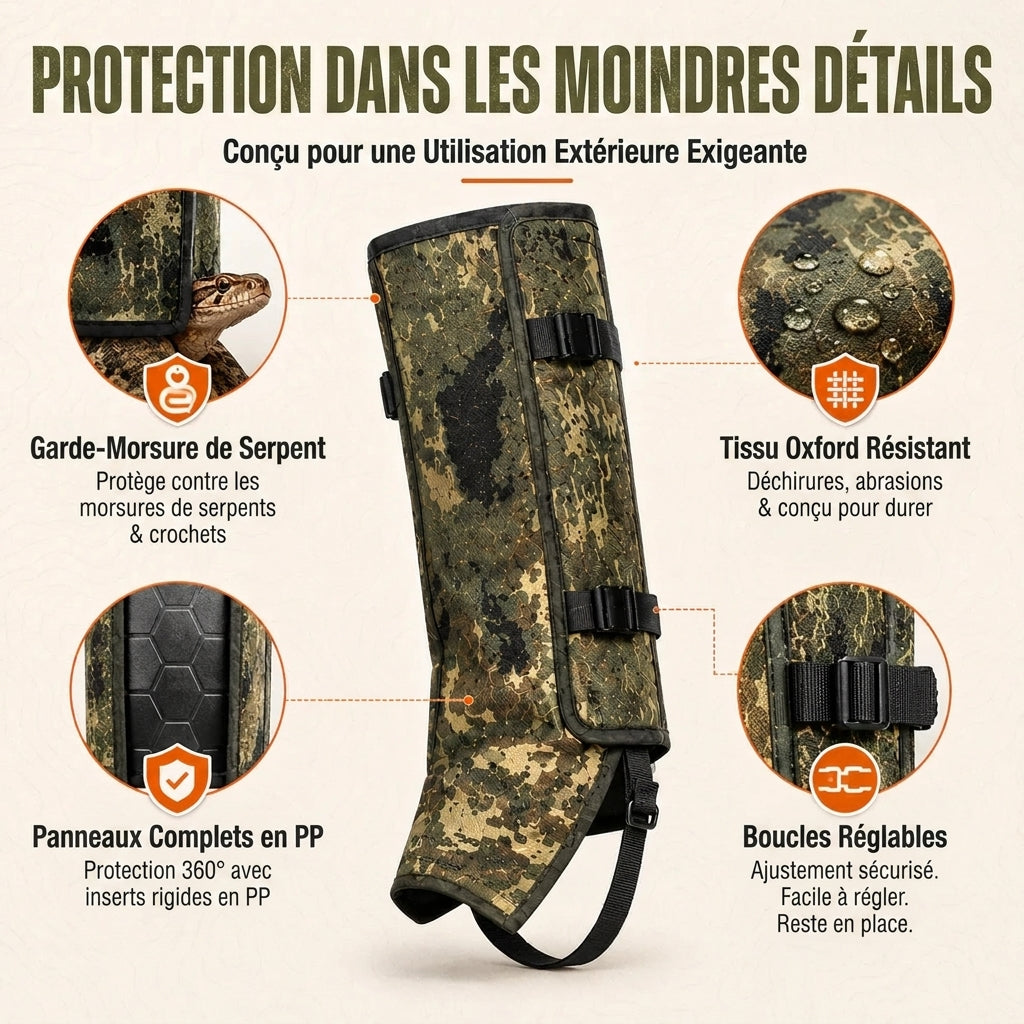 Guêtres Tactiques Camouflage