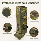 Guêtres Anti-Morsures de Serpent - Protection Robuste pour Sentiers