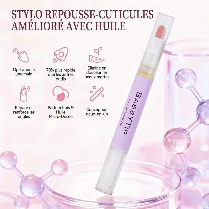 Stylo pousse-cuticules à huile