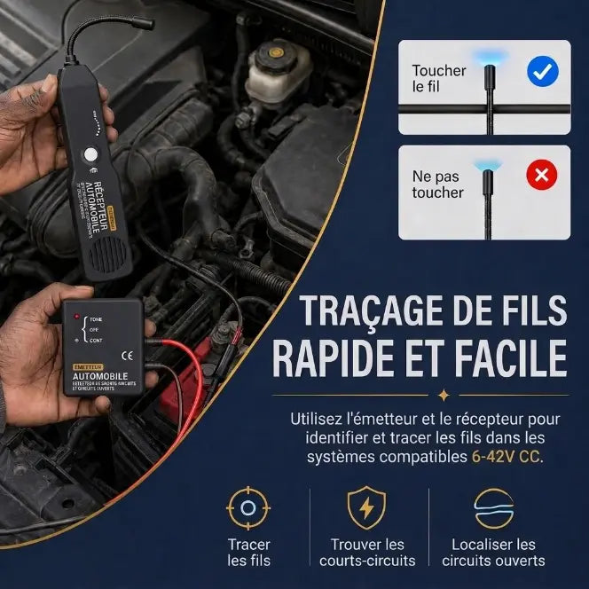 Scanner de Circuit - Détectez Coupures & Courts-Circuits Sans Démontage