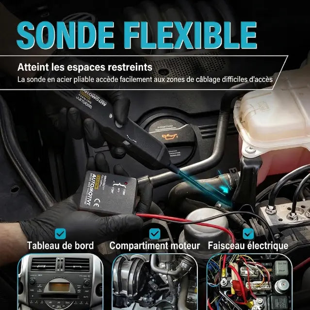 EM415Pro Traceur de fils— Kit de détection de court-circuit et de circuit ouvert