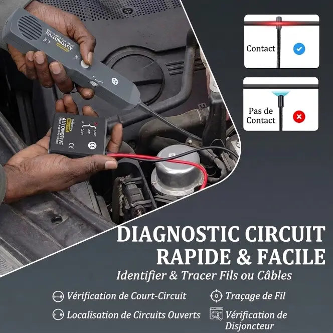 Scanner de Circuit - Détectez Coupures & Courts-Circuits Sans Démontage