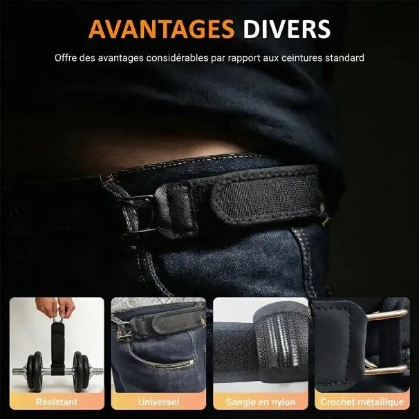 Ceinture ultra-légère pour hommes sans boucle (1 paires acheté 1 offert)