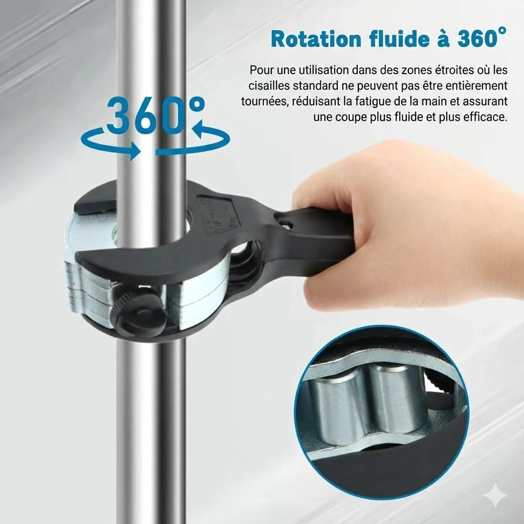 Coupe-tube à cliquet