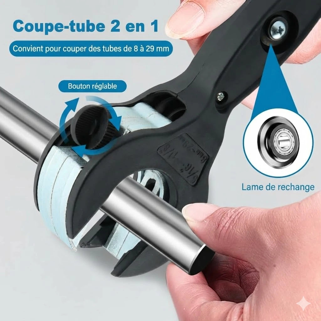 Coupe-tube à cliquet