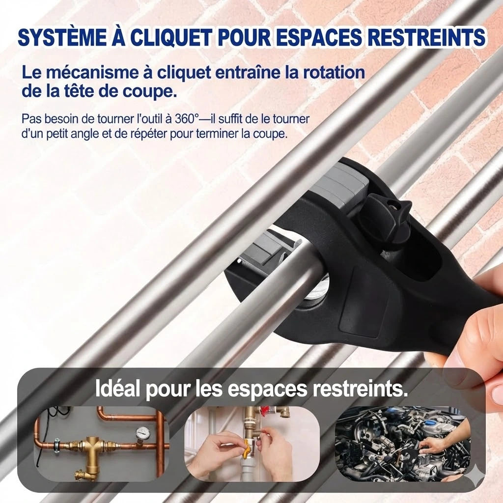 Coupe-tube à cliquet