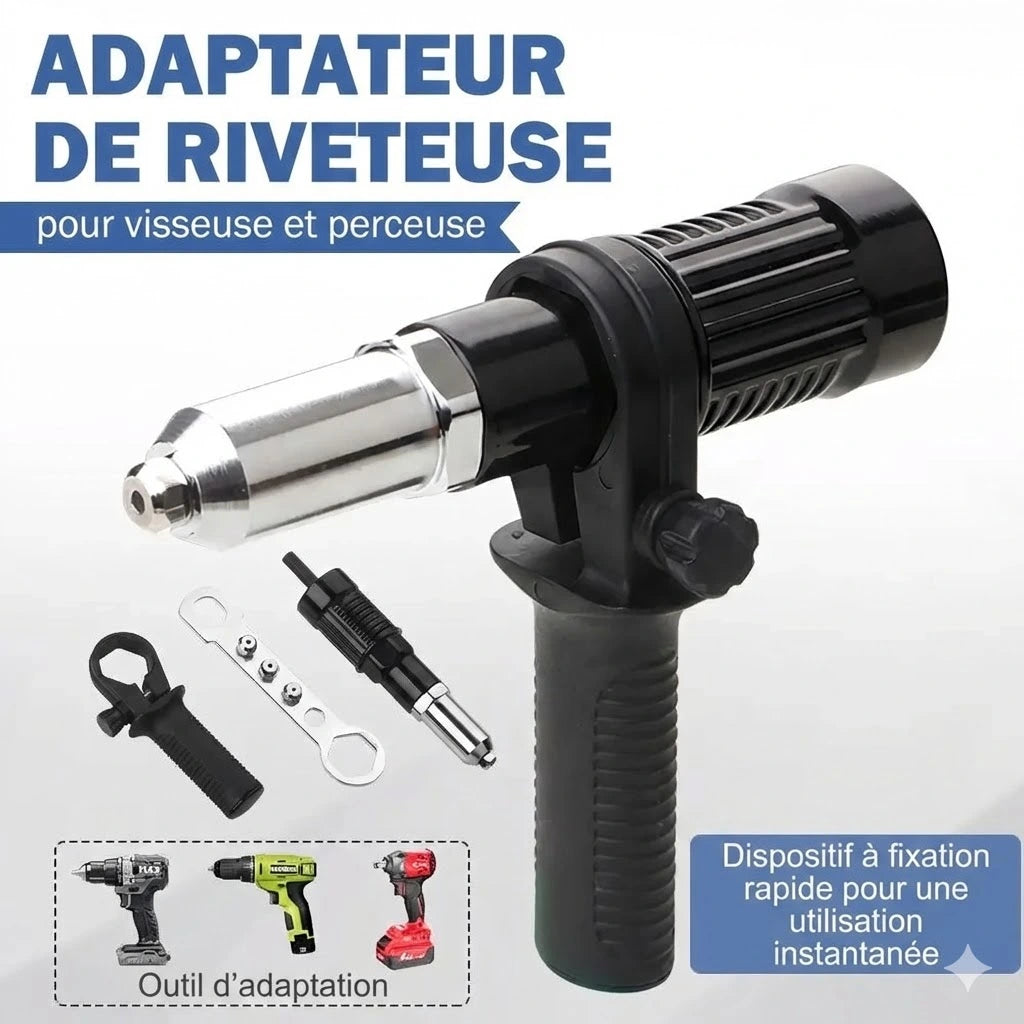 Adaptateur professionnel pour riveteuse